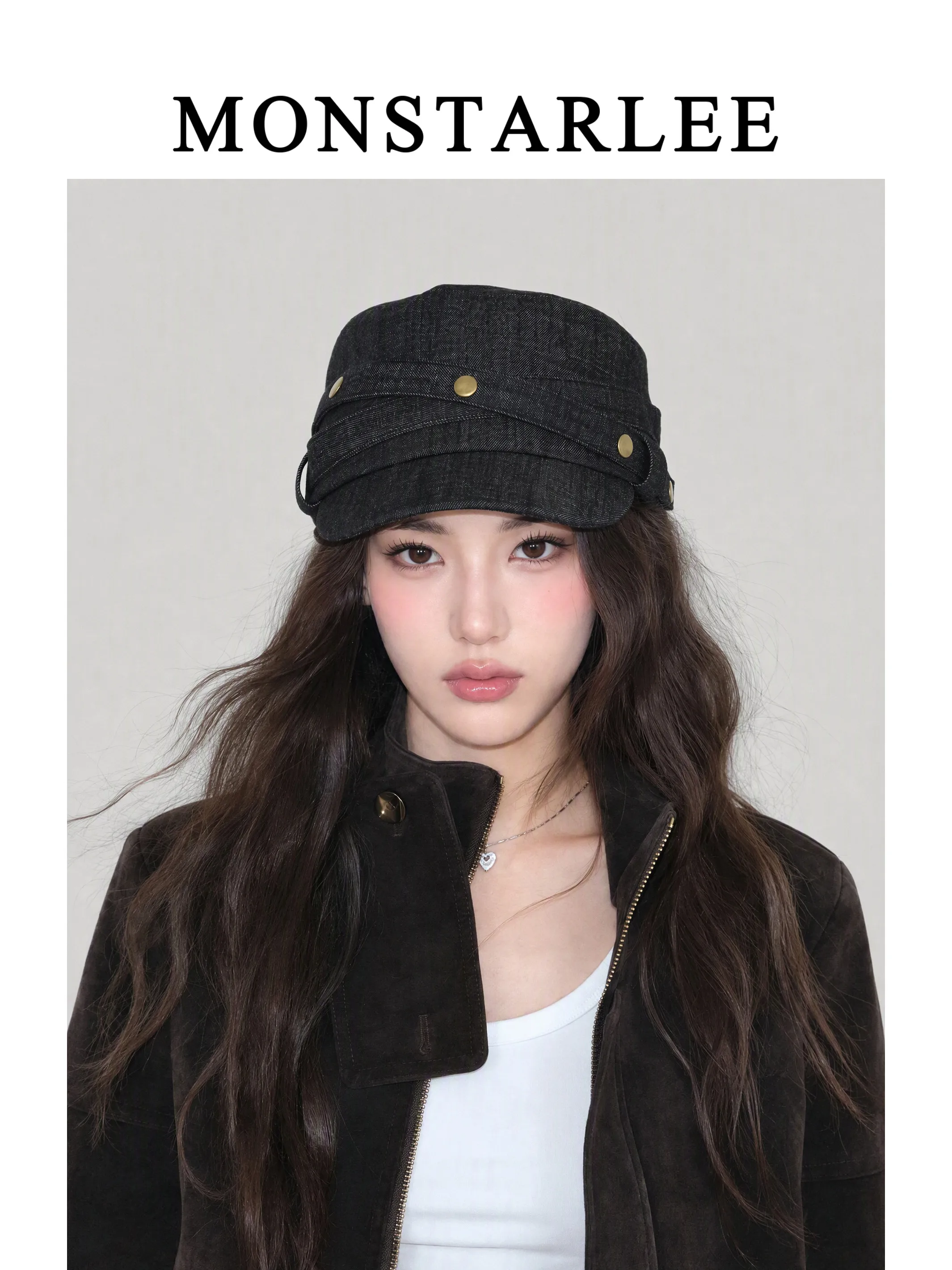 gorra-de-beisbol-retro-de-mezclilla-monstar-con-visera-curvada-estilo-caballero-con-remaches-gorra-de-pico-de-pato-unisex-estilo-vintage-talla-ajustable