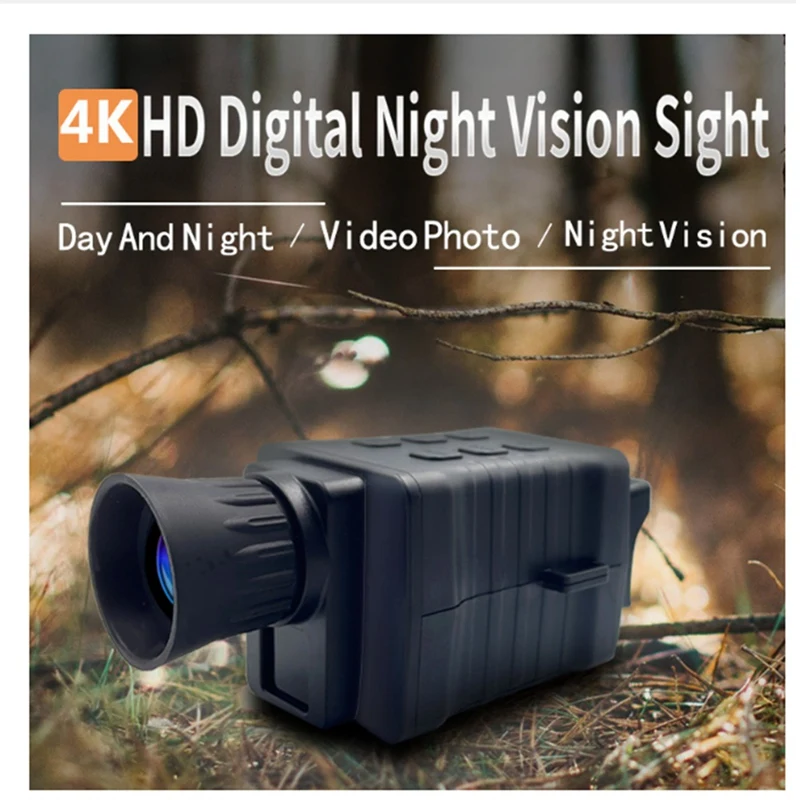 NV3000 Monocular Night Vision 5X Digital Zoom 4K HD 36MP Infrared Night Detection Hunting Telescope Outdoor