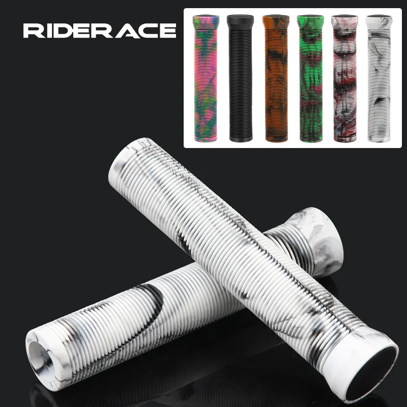 

Резиновые велосипедные ручки 165 мм для руля 22,2 мм, удлиненные, мягкие, нескользящие, амортизирующие, для скутеров, BMX и горных велосипедов