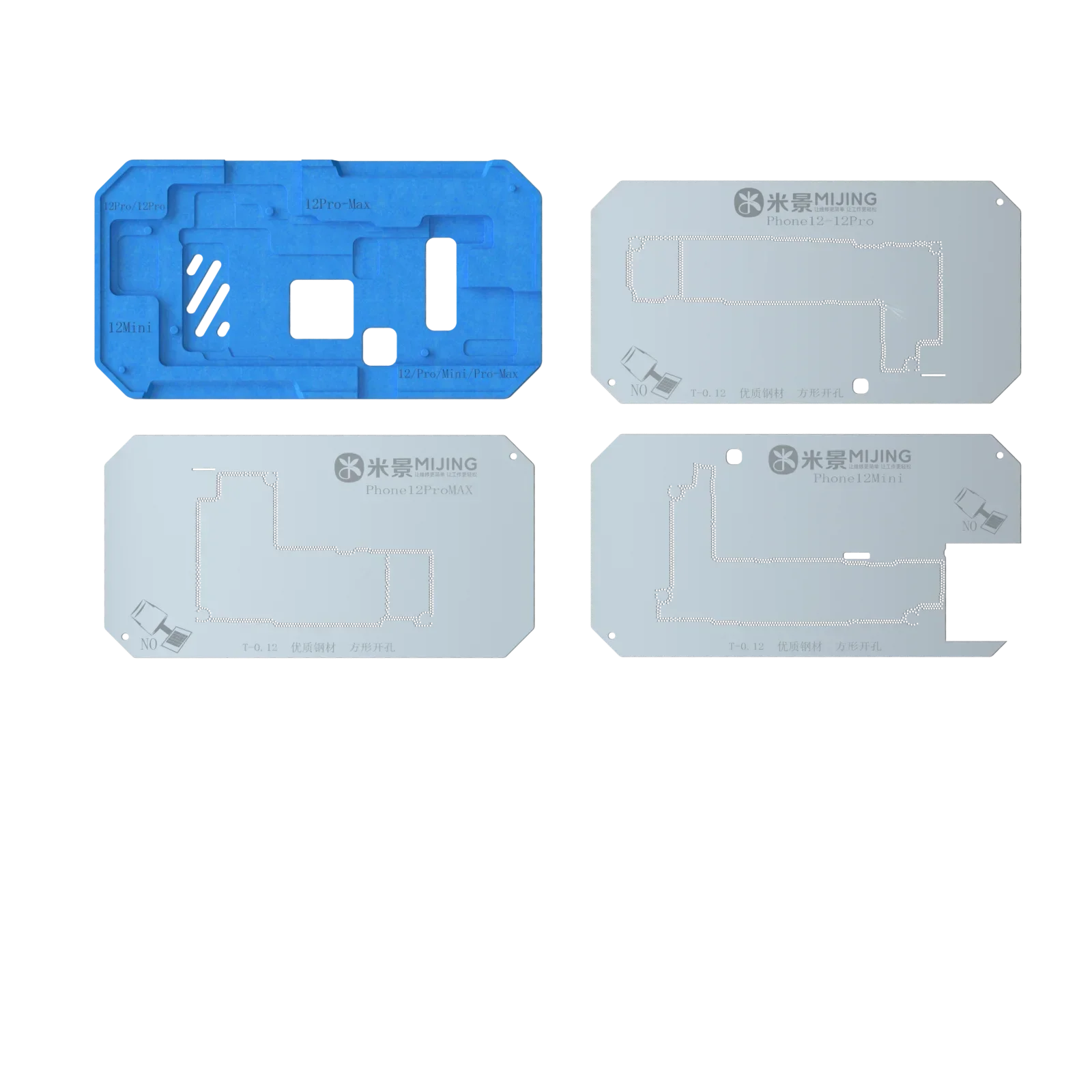 MiJing Z20 Pro Magnetic Stencil Fixture For iPhone X-18 PRO MAX