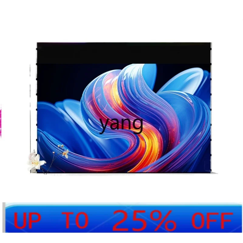 CXX Projector for Home Use Hidden Electric Stage Curtain HD 100-Inch