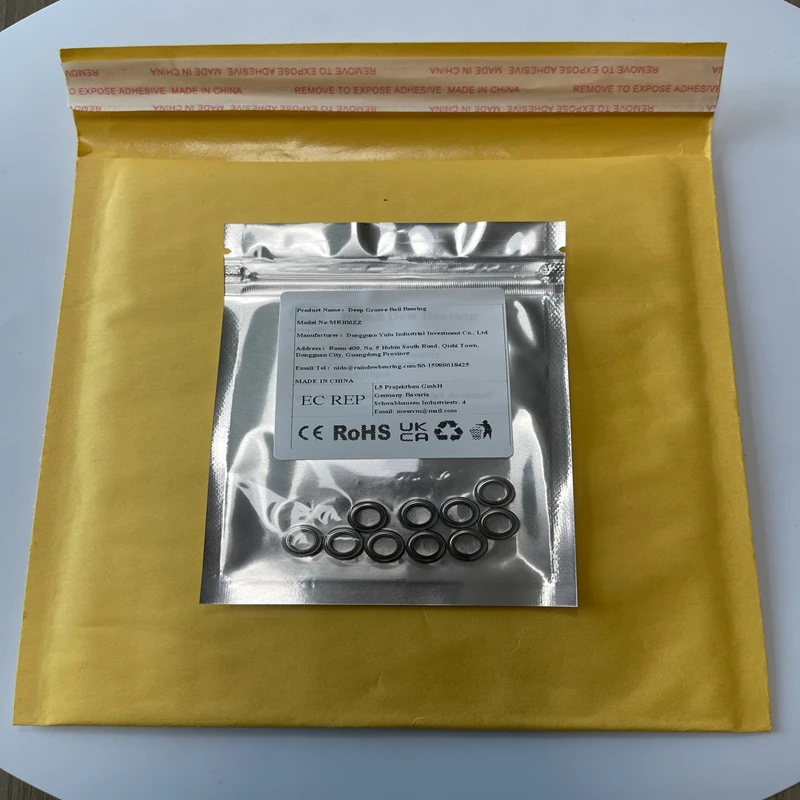 

10PCS 1060 MR106ZZ 6x10x3 mm Handle Bearing For Strong Drill Brush Handpiece Nail Ball Bearing 830 940 1260 1480 1040 1280 1360