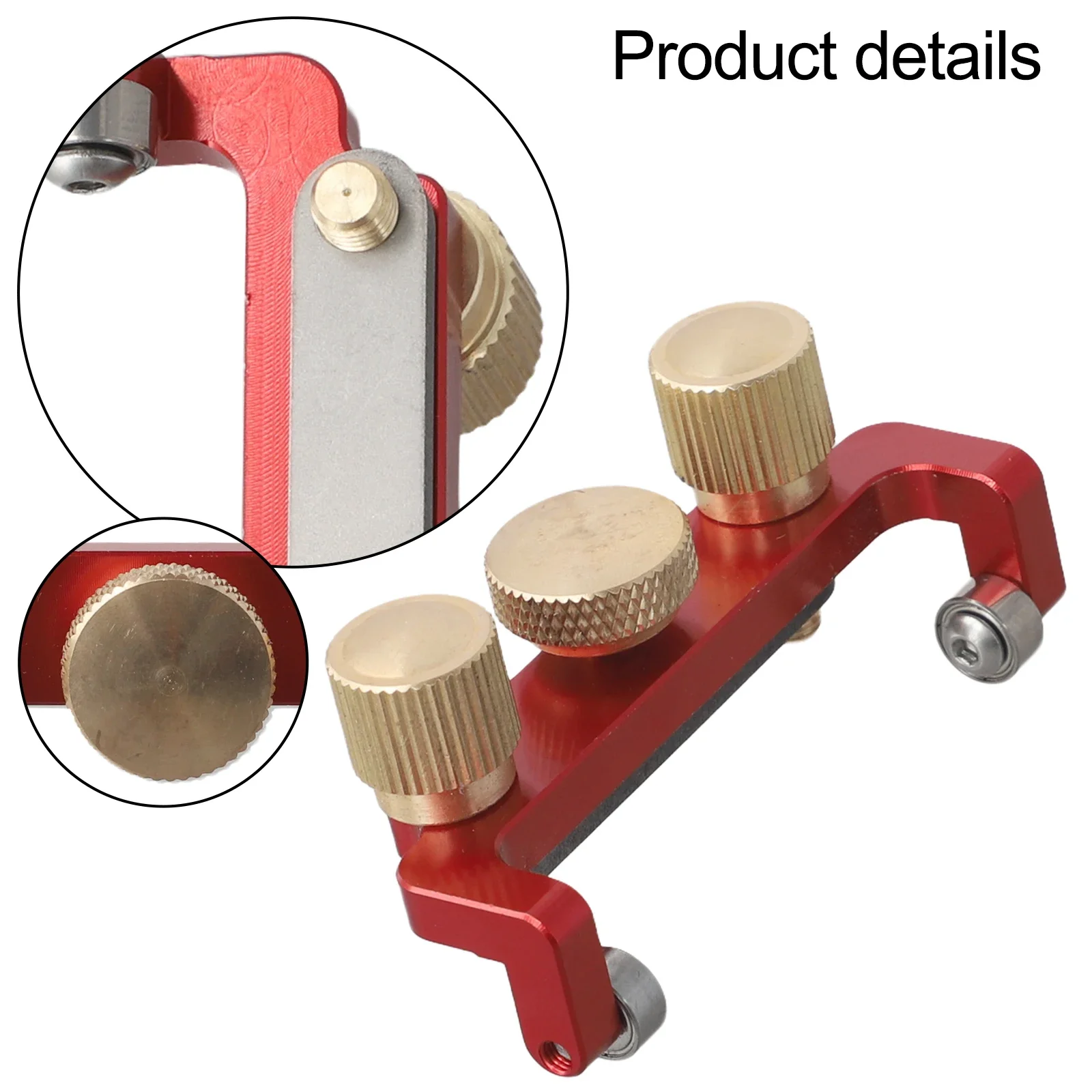 

For Flat Scissors Sharpening Jig Chisel Sharpening Tool DIY Projects Aluminum Alloy Construction Stable Center Of Gravity
