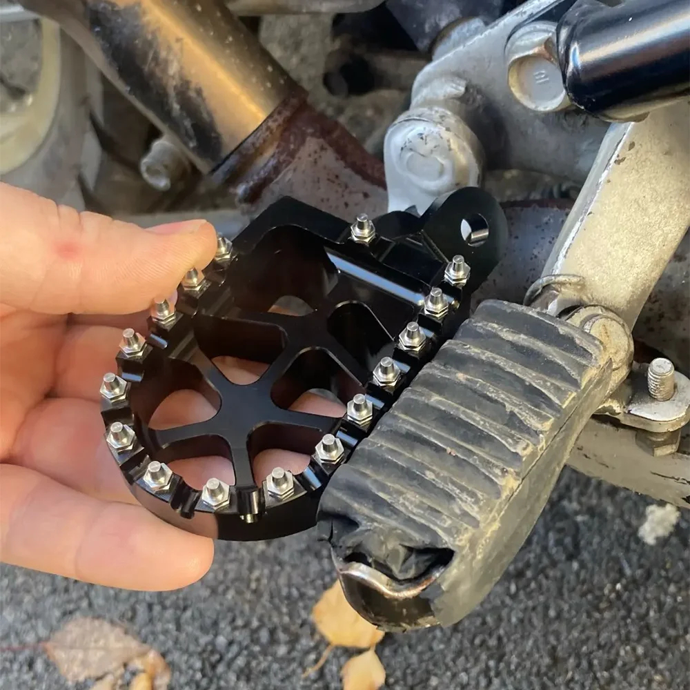 Motorrad-Fußrasten Fußpedale Fußstützen Ersatzteile für HONDA Transalp 600 XL600V XL600 XL 600V 600 V 1987-1999 Zubehör – Detail 3
