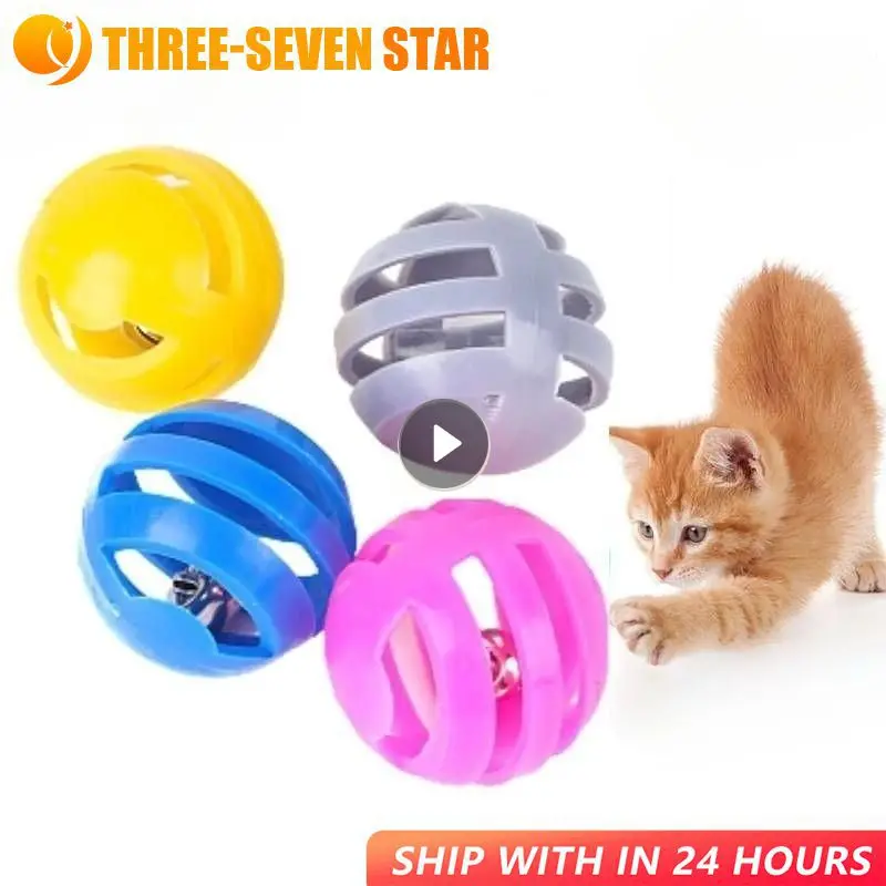 Hollow Out Cat Toys Funny Bell Ball Cat Toy Interactive Toy Ball For Cats Durable Training Ball Kitten Toy Pet Accessories