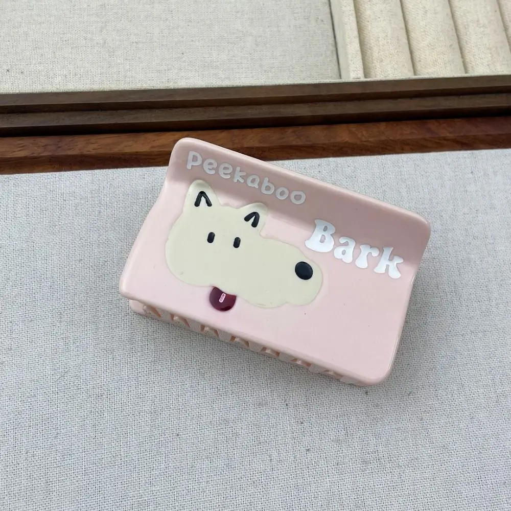 

Забавный кролик, медведь, ацетатный коготь для волос, головные уборы, заколка для волос с изображением щенка, креативные аксессуары для волос, геометрическая заколка в виде акулы, ежедневная