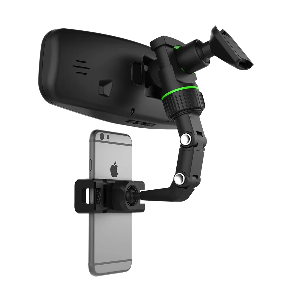 Rearview Mirror Phone Holder for Car 360° Rotating Phone Mount GPS Holder Universal Car Phone Holder For iPhone Xiaomi HUAWEI
