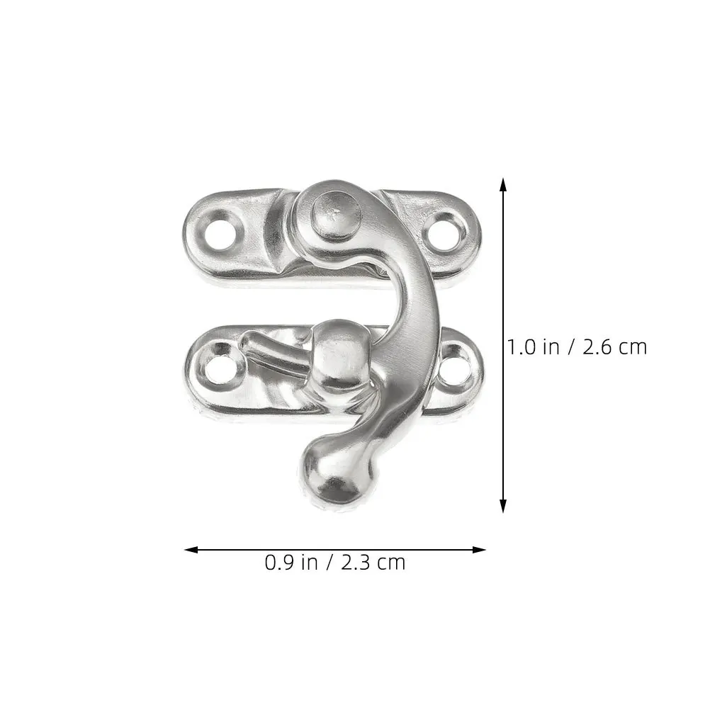 20 قطعة صندوق خشبي قفل الأجهزة خمر القرن هوك مزلاج للمجوهرات خزانة الصدر Diy بها بنفسك الرجعية تبديل المشبك مشبك معدني غلق بمشبك حقيبة مشبك