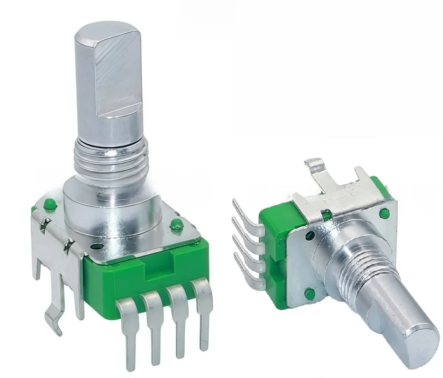 FOR alpha 0B Series 2.5K for volume Potentiometer with Vertical 4 Pin Configuration and Continuous 360 Degree Rotation
