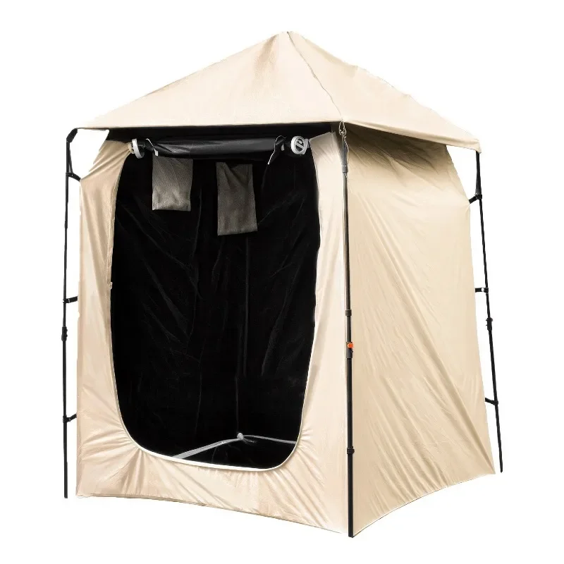 Outdoor vinyl privacy tent bold pole sunscreen weatherproof shower changing bathroom