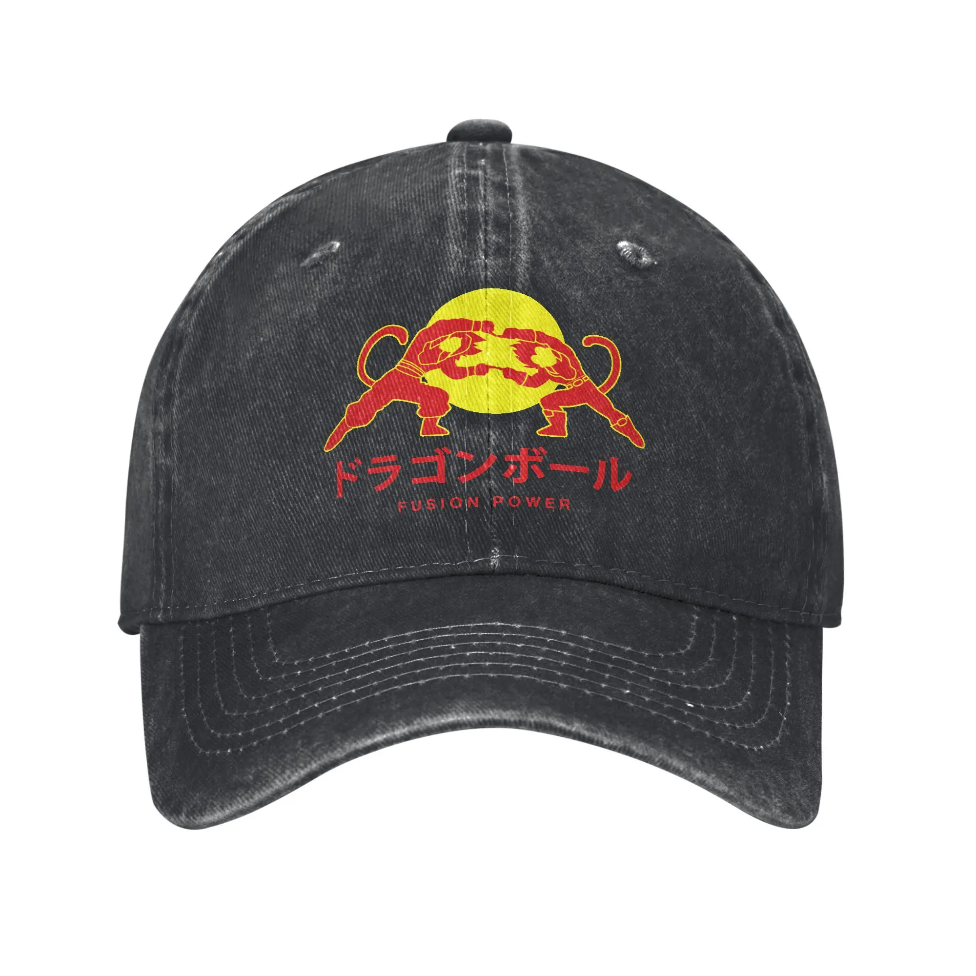 

Dragon Ball Z Super Saiyan Fusion Power Unisex Baseball Cap Distressed Washed Cap Vintage Outdoor Unstructured Soft Snapback Cap