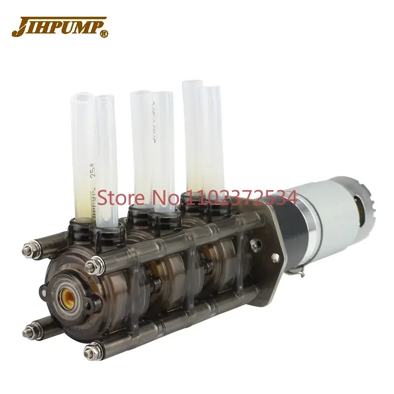 

24V DC Brushless Motor Multi 4 Channel Head Standard Type Peristaltic Dosing Pump for Water, Chemicals