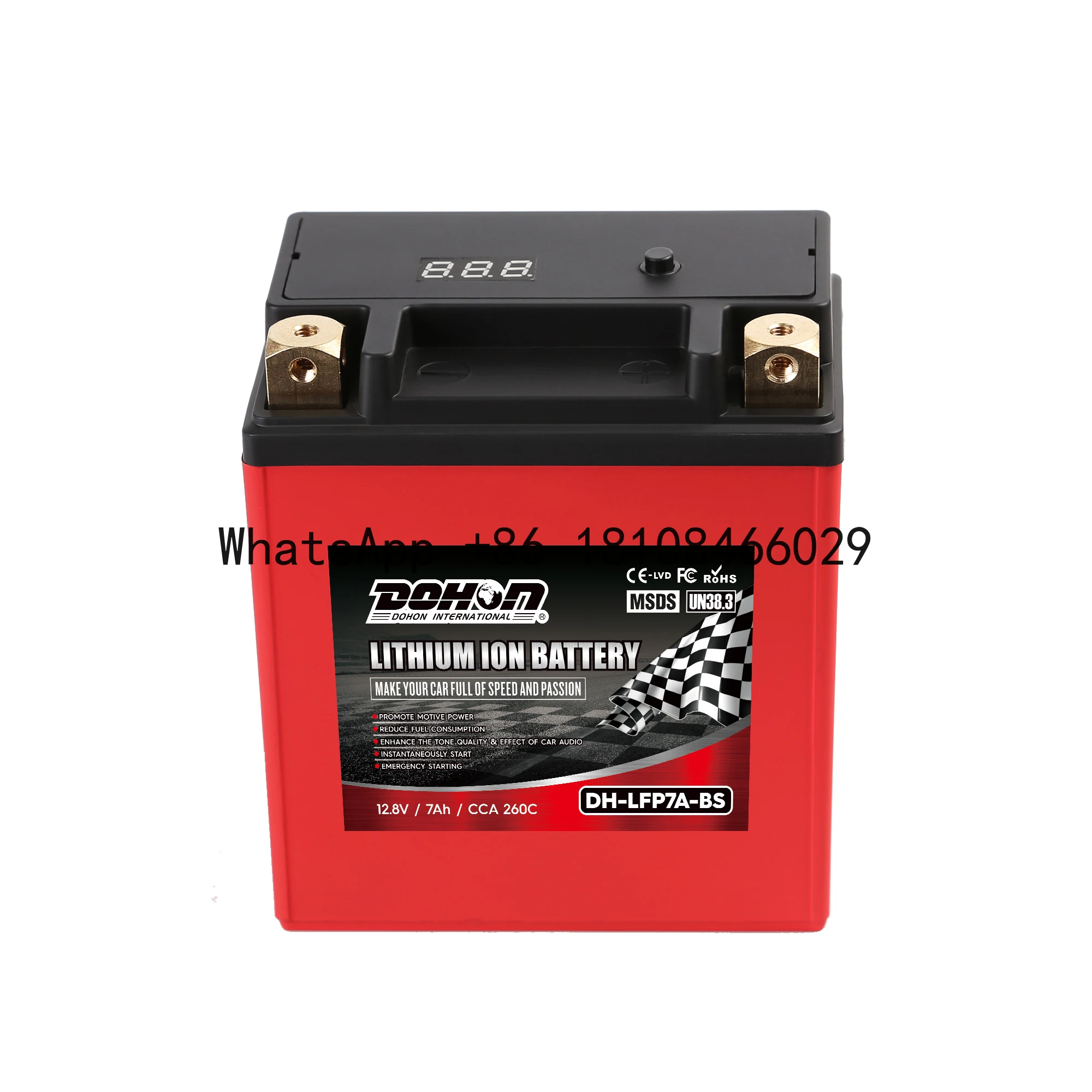 high performance 7A-BS 260CCA 2.2lbs Lightweight Motorcycle Scooter Battery Pack 12V lifepo4 lithium battery