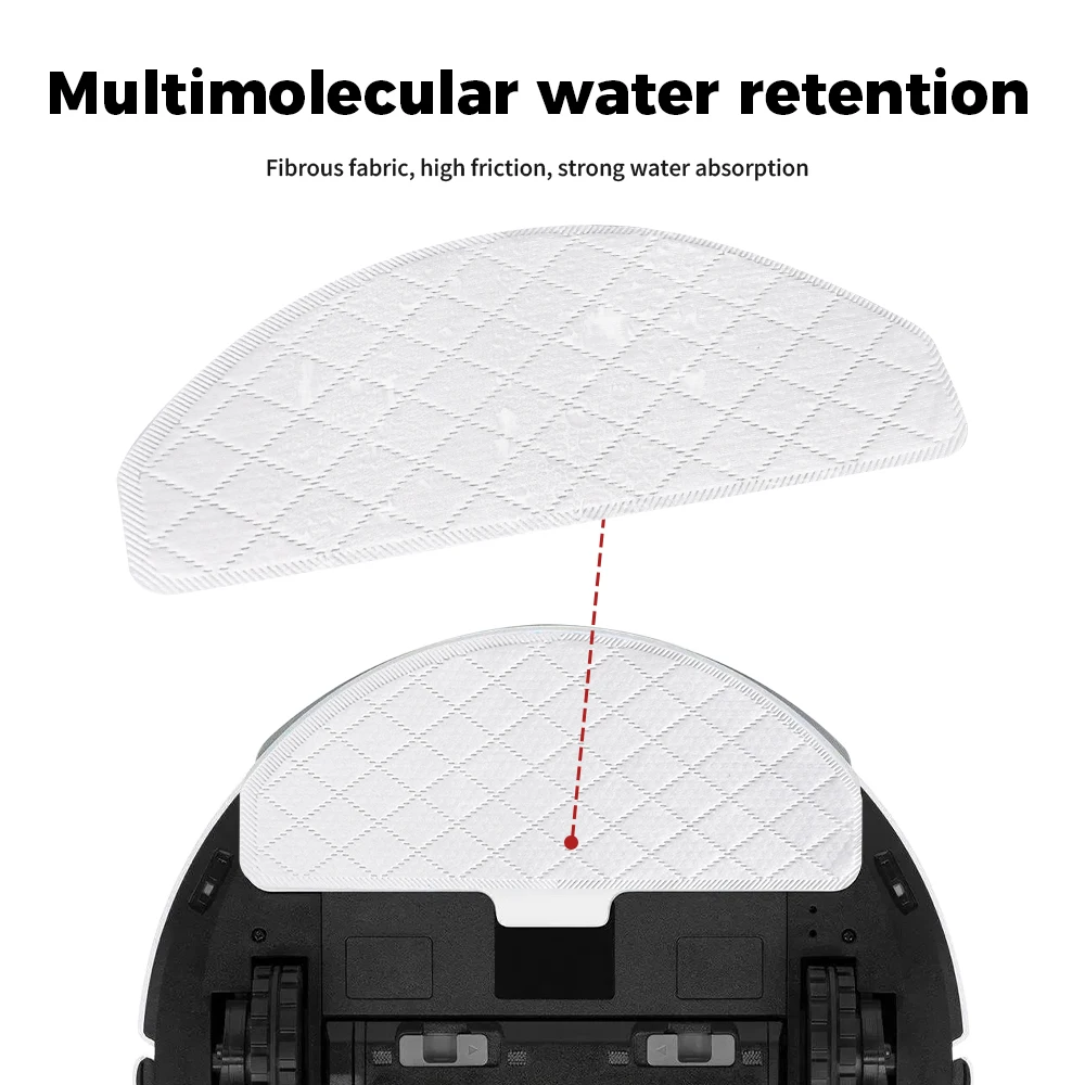 5/100 قطعة قماش ممسحة للاستعمال مرة واحدة لـ Ecovacs Deebot Ozmo T8 T8 + T8 AIVI T8 Max T9 T9 + T9 AIVI N8 N8 + N8 Pro N8 Pro + Robot Vacuum