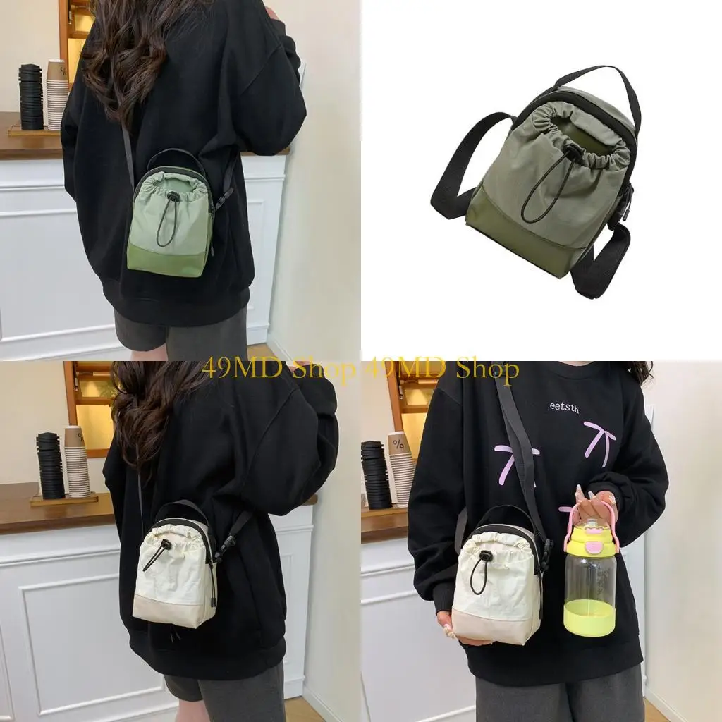 

49MD Trendy And Practical Shoulder Bag Water Bottle Storage Designed For Daily Commutes Shopping And Outdoor Activities