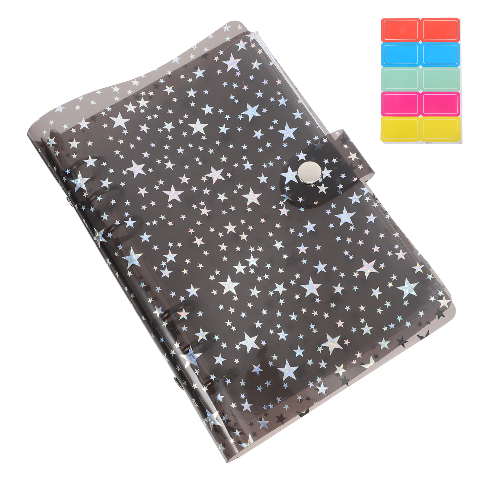 

A6 Budget Pocket Binder Inserts Compact Planner Organizer Cash Transparent Pockets Loose Leaf Notebook Cover