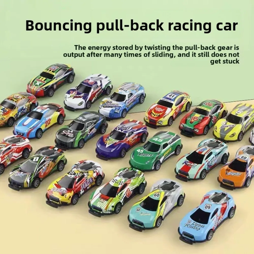 Voiture jouet à tirer en métal, Mini modèle de course éducatif pour enfants, garçons, étudiants, petit cadeau pour la maternelle, amusant
