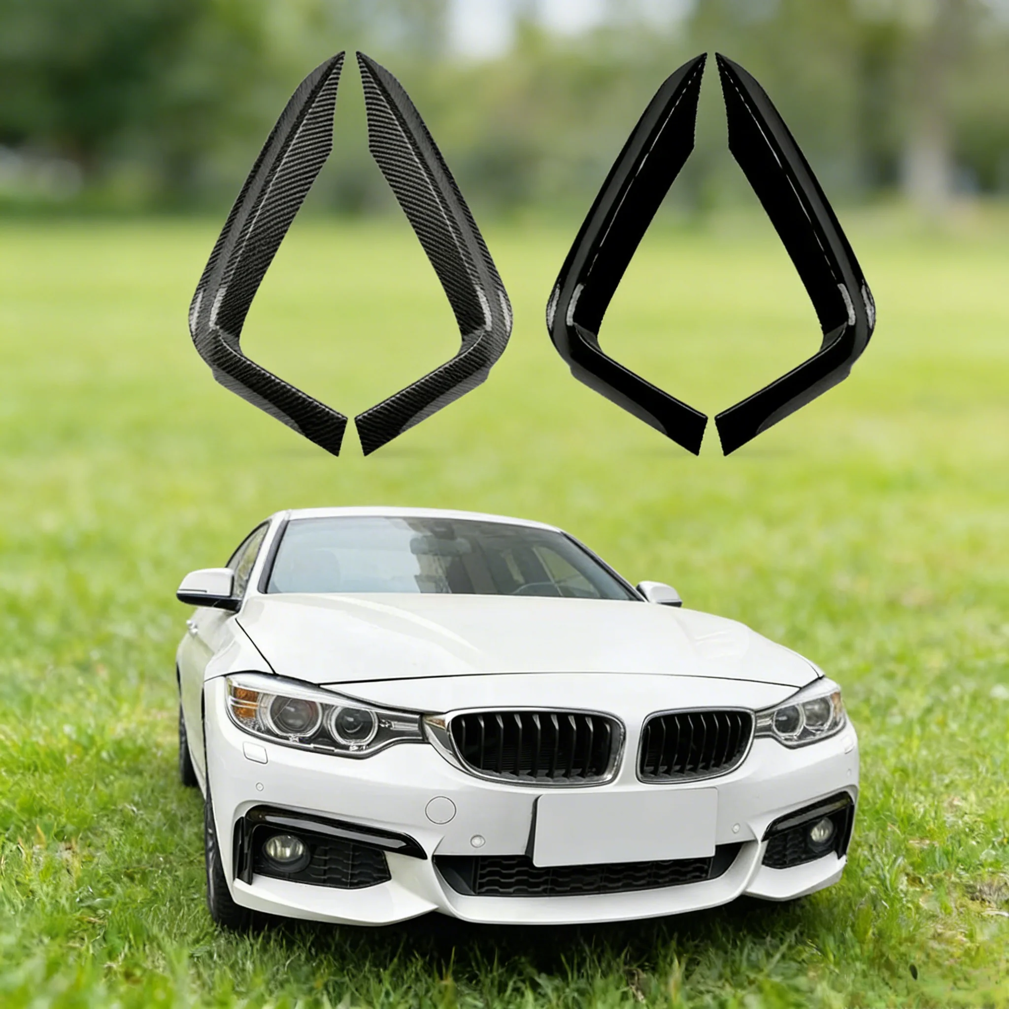 

For BMW 4 Series F32 F33 F36 M-Sport 2014-2020 Front Bumper Side Splitter Spoiler Kit