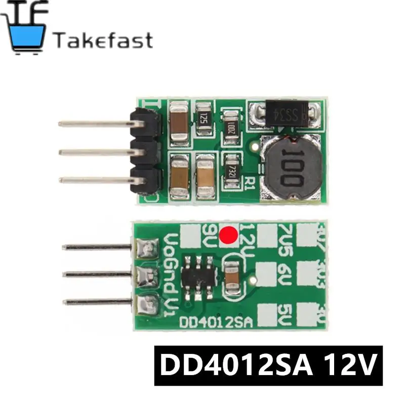 DC-DC DC 5-40V zu 3V 3,3V 3,7V 5V 6V 7,5V 9V 12V 1A Buck Step Down Converter Modul Spannungsreglerplatine ohne Pin
