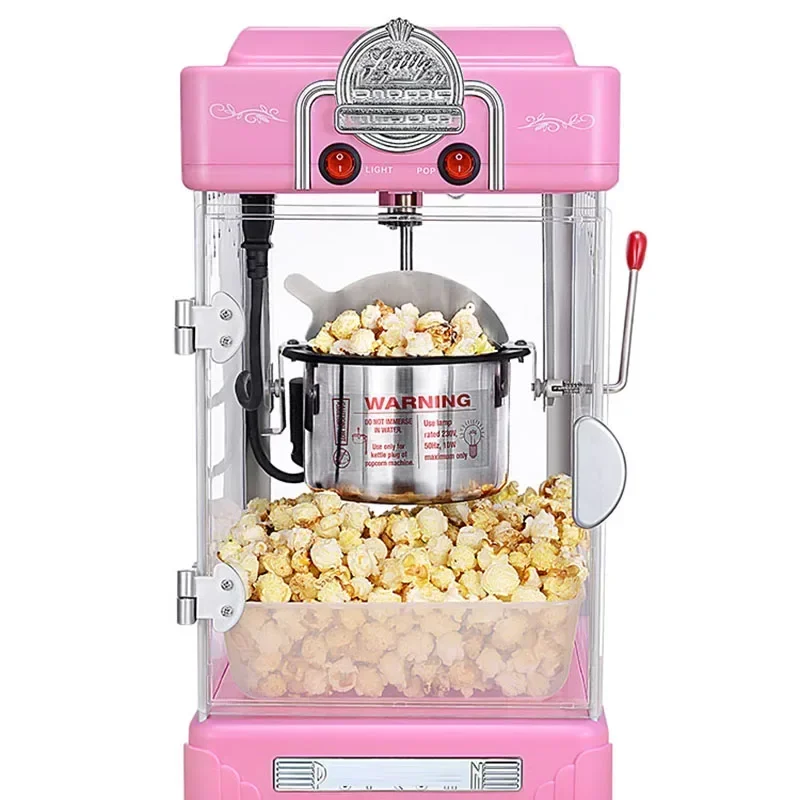 New Popcorn Maker Commercial Household Corn Machine small children\'s popcorn machine ball non-stick pan