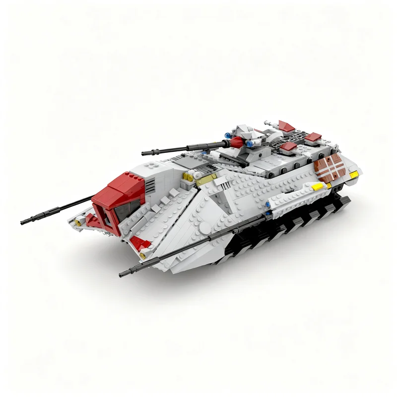2060 деталей MOC Star Battle UT-AT, модель транспортного средства для нестабильной местности с артиллерийским вооружением, конструктор, игрушка, подарок на Рождество, архитектурная модель