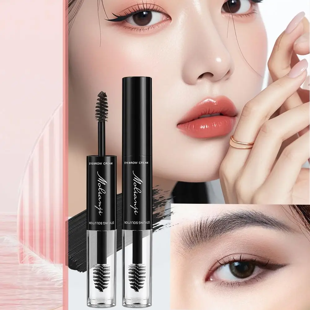 Eyebrow Enhancer Dye Gel Cream Waterproof Lasting Quick Tool Tattoo Makeup Dry Brow Brow Cream Dyeing Tinted Brown U4L7