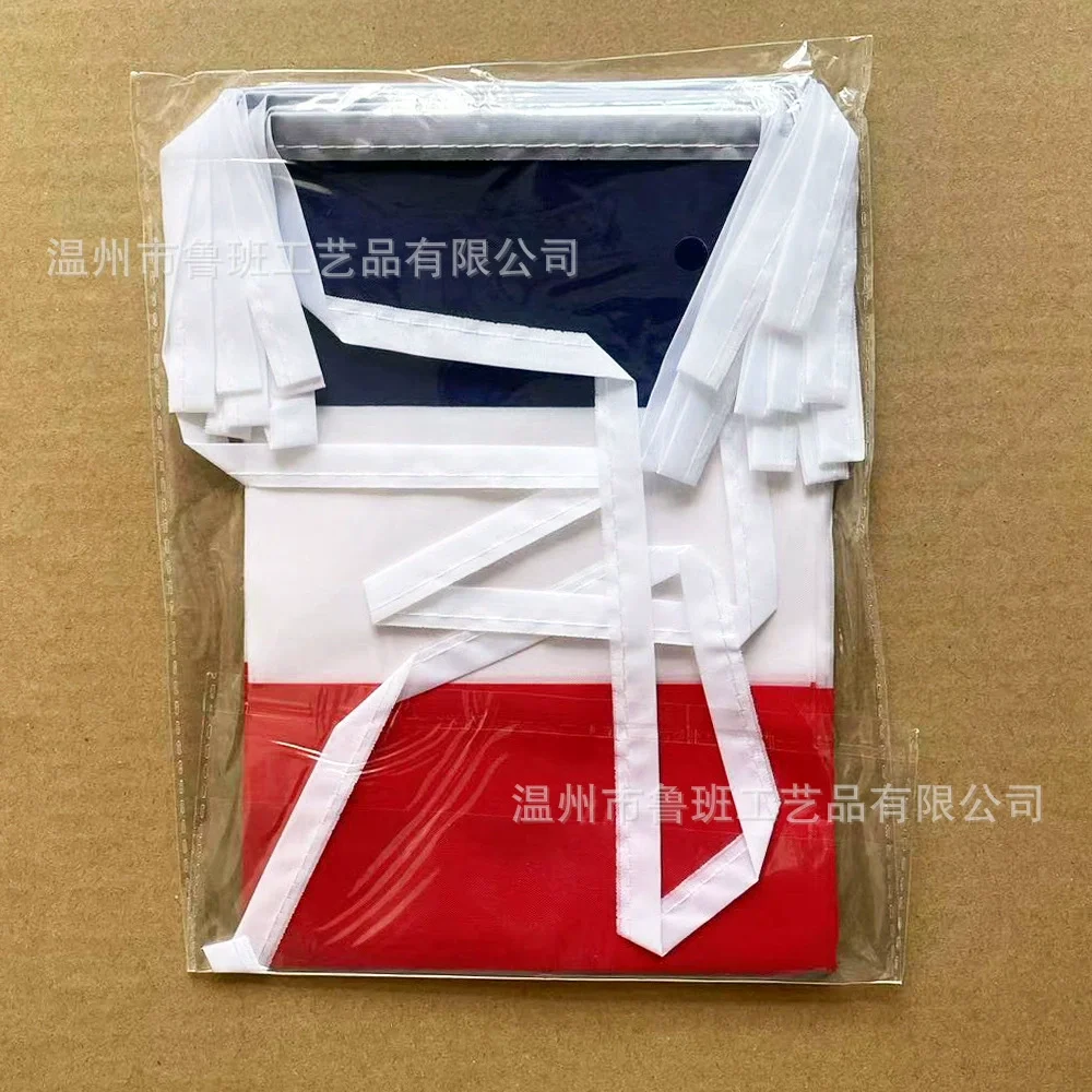 

SKY FLAG 14x21cm France bunting flags 20pcs/lot Pennant String Banner for Festival Party Holiday decoration