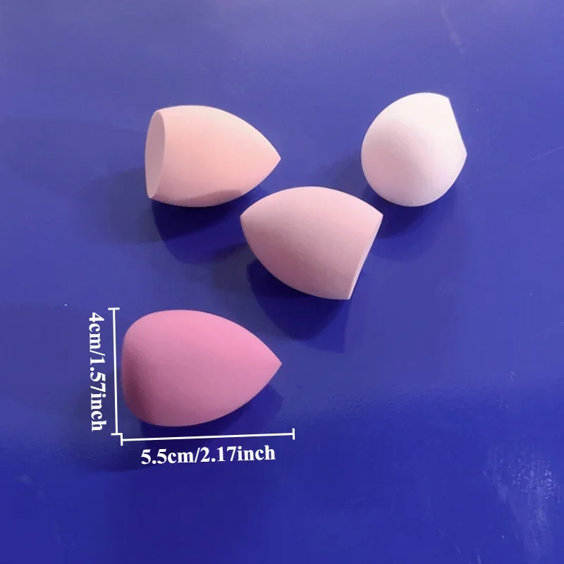 1/3/5/7/20 Stück Make-up-Schwamm, Kosmetik-Puff, für nasse und trockene Anwendung, zufällige Farbe und Form, für flüssige Foundation, BB-Creme, Puder – Detail 3