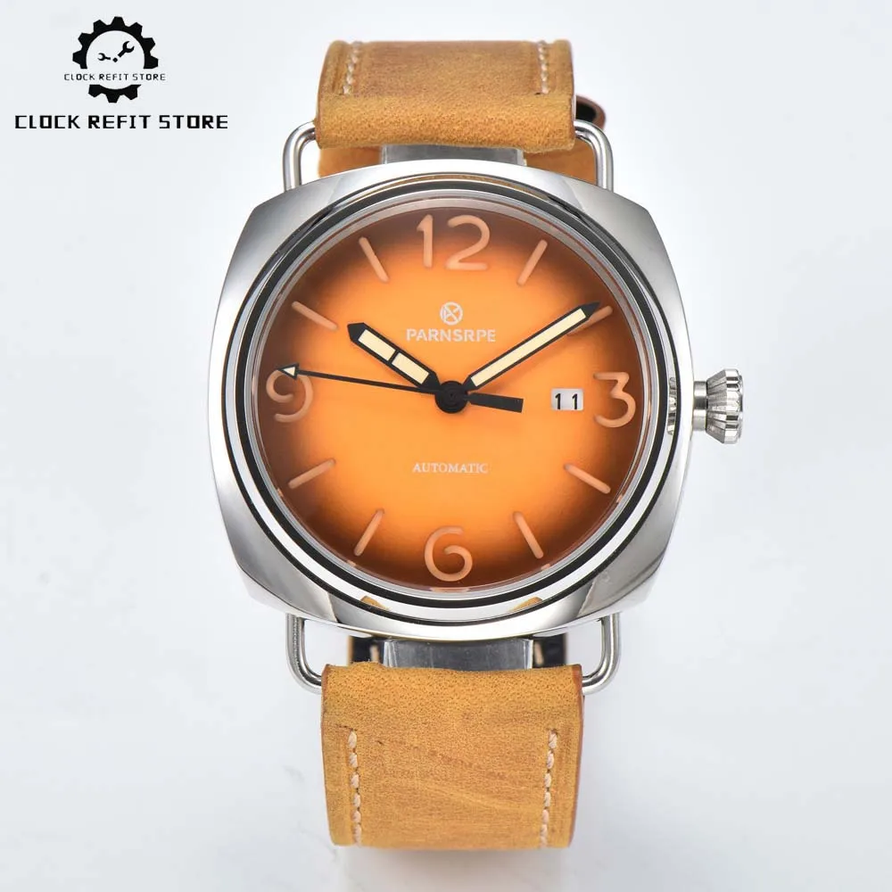 

45MM Men's Mechanical Watch Casual Vintage Sport NH35A Automatic Movement 316L Stainless Steel Case