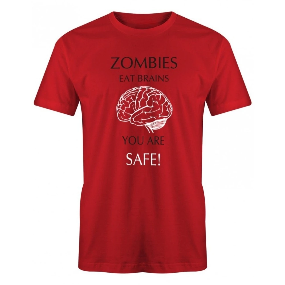 

Zombies Eats Brain You Are Safe Halloween Herren Hoodie Long Sleeve Autumn and Winter Keep Warm Tracksuit Sportswear
