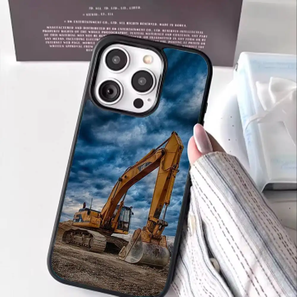 Classic C-Caterpillares Truck Phone Case For iPhone 16e,16,15,14,13,12,11,Plus,Pro,Max,Mini Magsafe Magnetic Wireless Charging