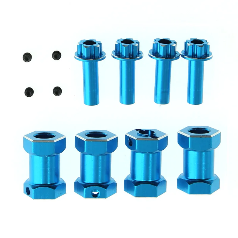 4 Pcs 1/10 crawlers hexagon adapter 20mm offset for 12mm combined hexagon wheel YR