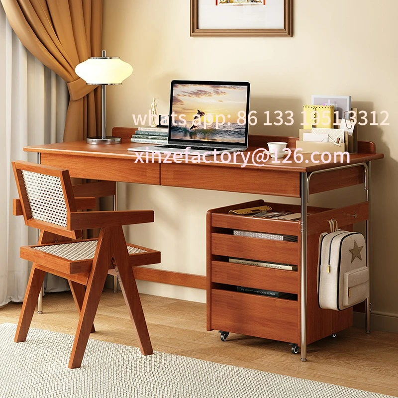 

Customizable Nordic retro solid wood antique writing desk