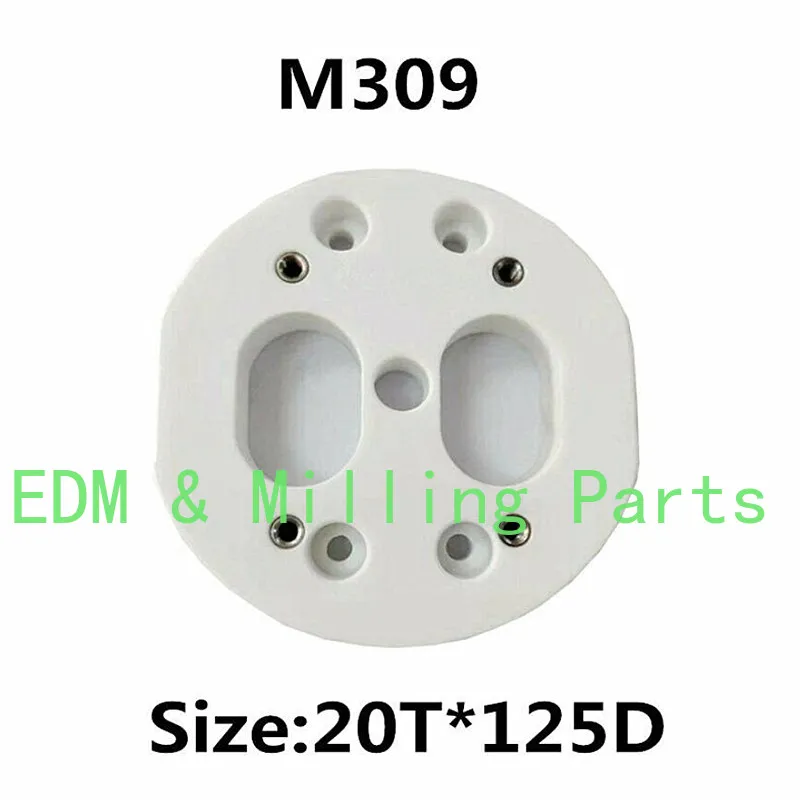 

CNC Wire EDM Consumables Ceramic Lower Isolator Plate M309 EDM X056C356G52 CNC Power Chucks