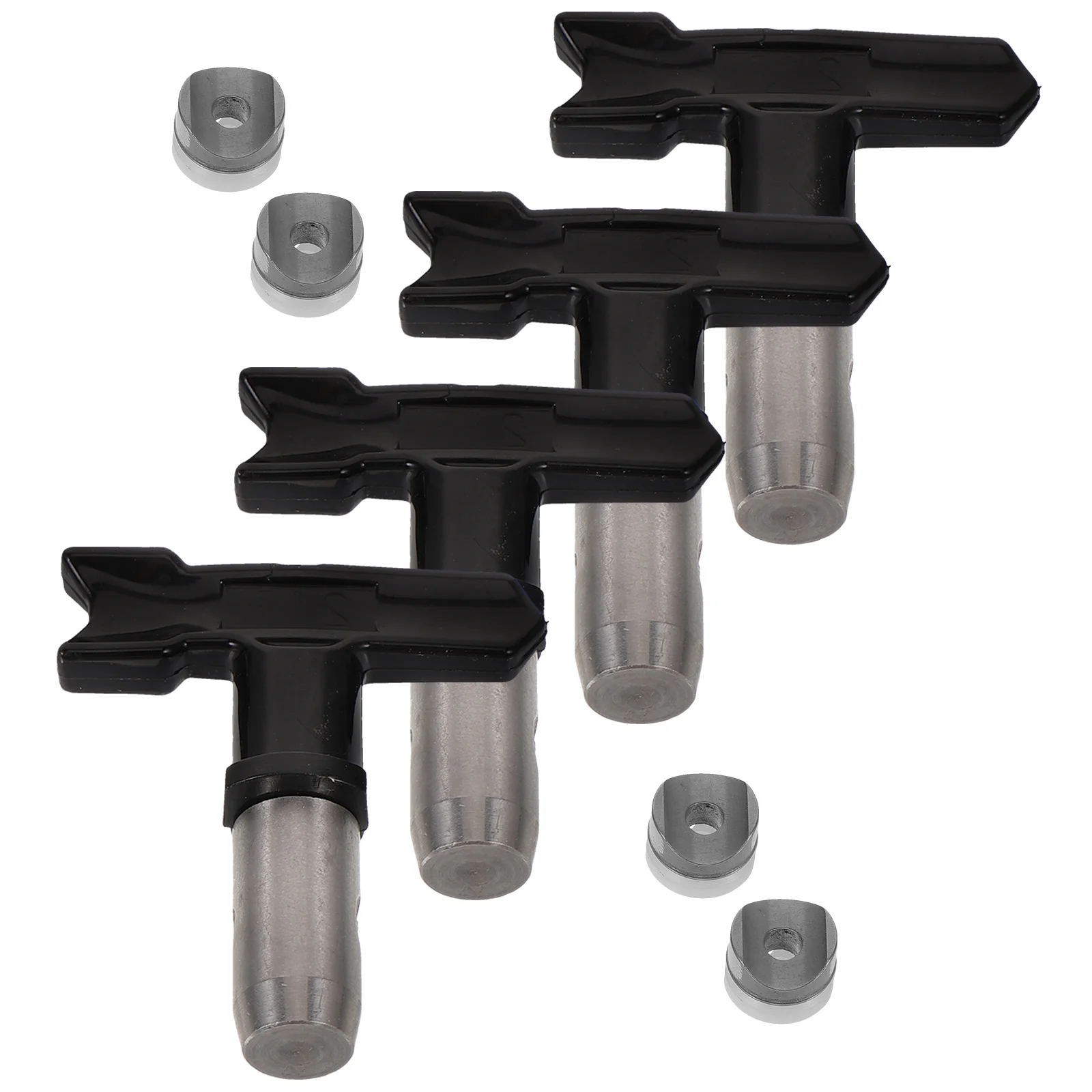 

4pcs Airless Sprayer Tips Fine Painting Spray Gun Attachments Airless Sprayer Accessories Home Decoration Industrial Use