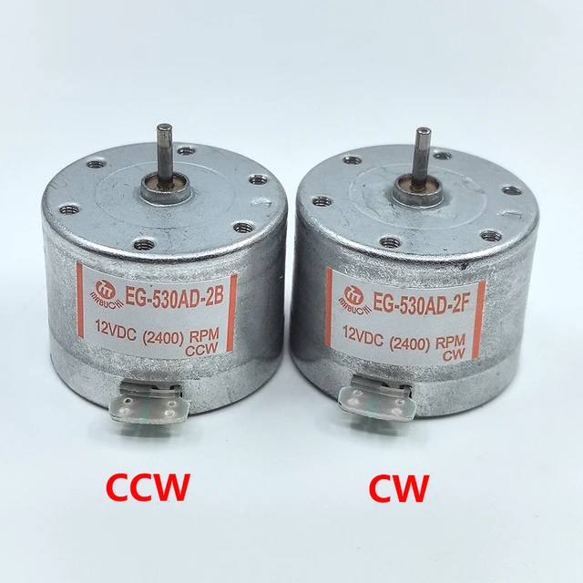 Mabuchi-レコーダー,CDプレーヤー,DCモーター用の小型丸スピンドルモーター,12V, 2400rpm,EG-530AD-2B cw  ccw,32mm, 1個 - AliExpress 13