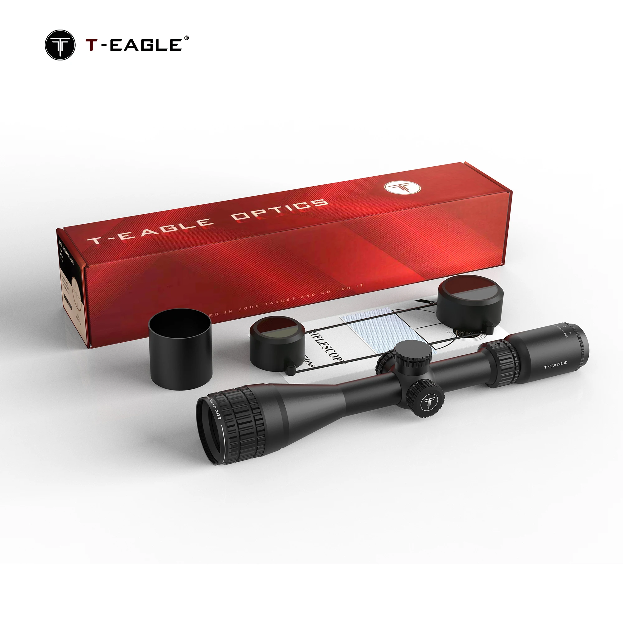 4-16x44 AOIR Tactical Red/Green Crosshair Reticle Optics 4-16X Adjustable Scope Hunting Accessory view 6