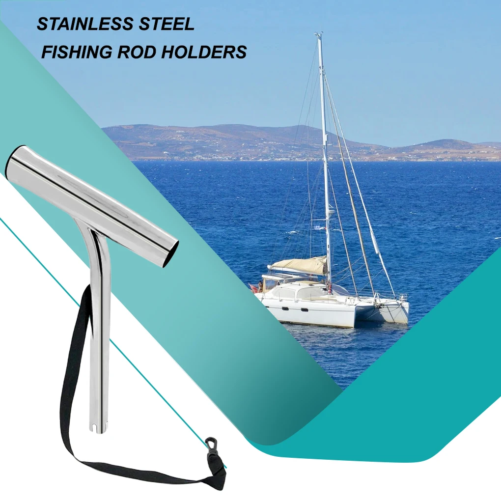 

Stainless Steel Fishing Rod Holder Lure Casting Support 20-Degree Up Rack Bracket Accessories Supplies Hardware