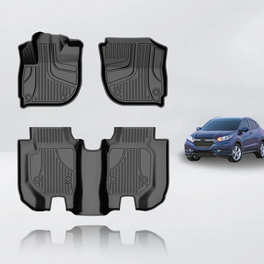 

Коврики подходят для Honda HRV HRV 20162022, подкладка на передний и задний ряд, автомобильные коврики, защита от атмосферных воздействий, автомобильные напольные вкладыши TPE HR