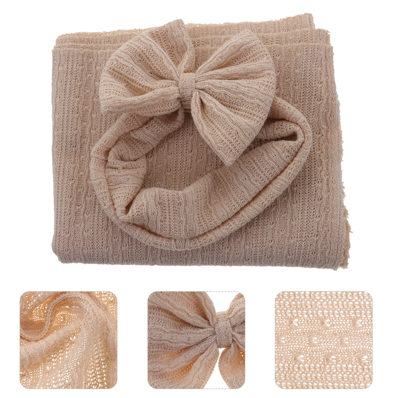

1 set Infant Wrap Swaddle Anti-shocking Bag Newborn Baby Boy Girl Receiving Blankets Polyester Swaddling Soft Washable Stretchy