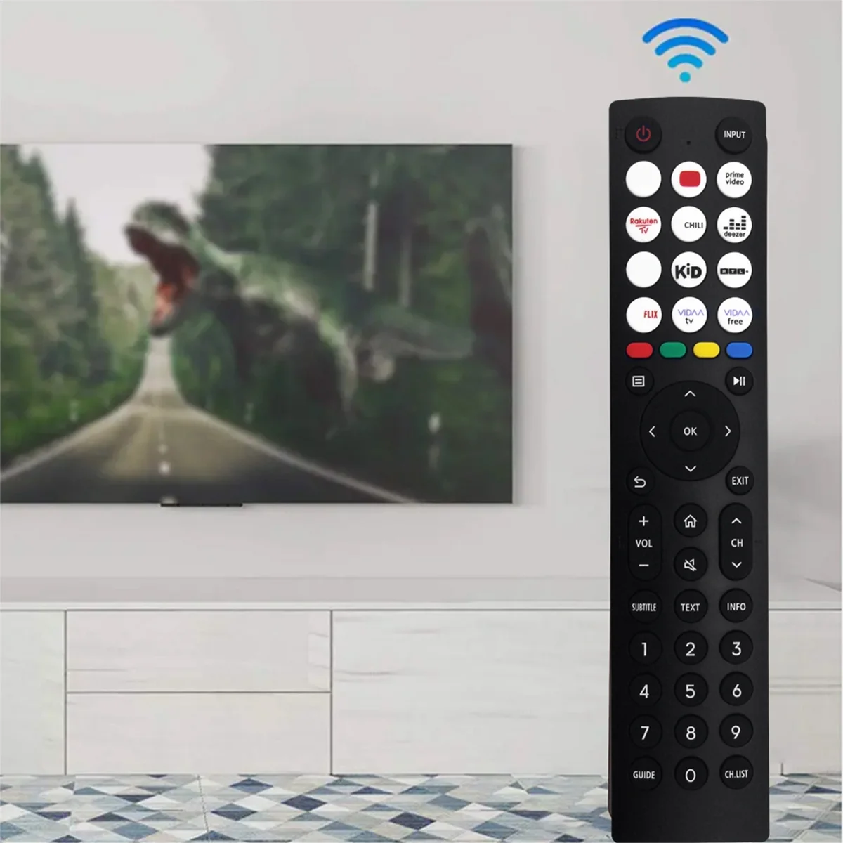 A57G-استبدال جهاز التحكم عن بعد EN2P36H لجهاز التحكم عن بعد لتلفزيون Hisense الذكي LED LCD بدون صوت