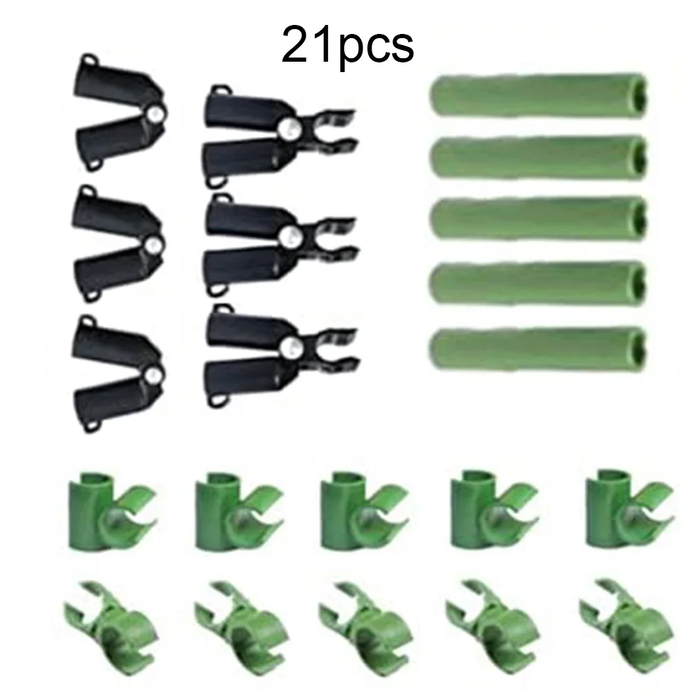 

Adjustable Plant Trellis Clips Garden Greenhouse Connectors Black User-friendly Gardening For Gardening Projects