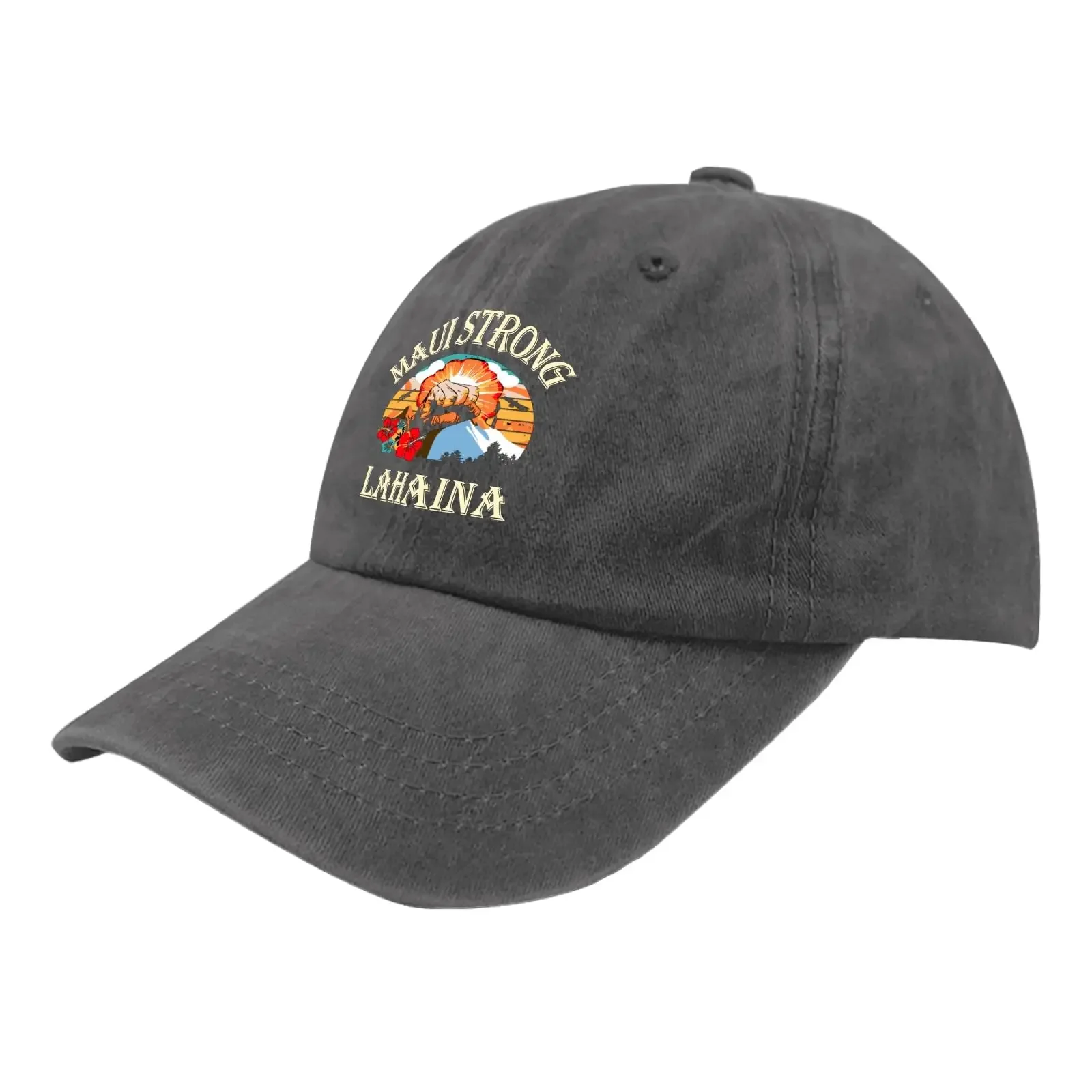 Lahaina Maui Strong Hawaii Baseball Cap Vintage Hat Hiking Gifts for Dad Cycling Trucker Hats