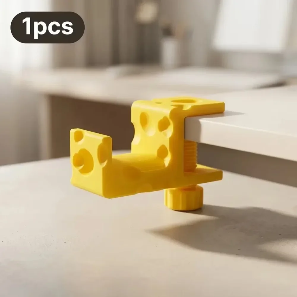 Household Portable 3D Printed Cheese Clip Hook Multi-Function Adjustable Hanging Bracket Kitchen Storage Frame