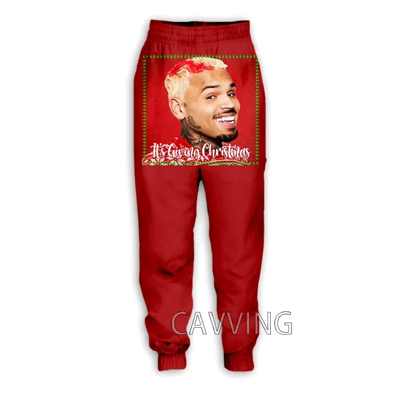 Pantalon de survêtement de sport imprimé en 3D, Sared Chris Brown, pantalon décontracté, pantalon droit, pantalon de survêtement, jogging, nouvelle mode, fjP01