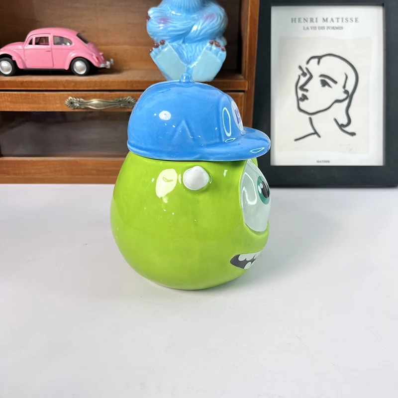 Disney Monsters University MAX Cups Cute Mike Action Figure Dolls Ceramics Mugs Decoration Gifts for Children