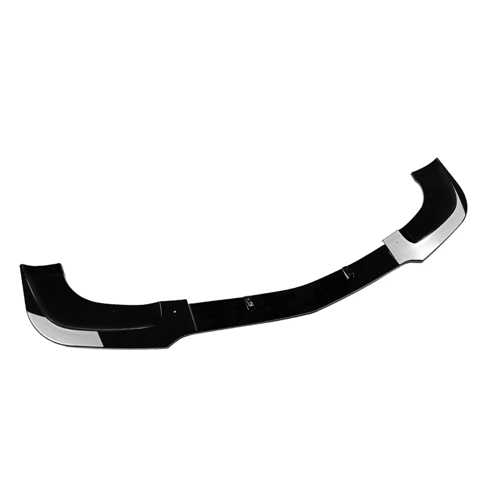 Front Bumper Spoiler Lip For Mercedes Benz E Class W207 C207 Coupe 2009-2012 Gloss Black/Carbon Fiber Look Splitter Protector