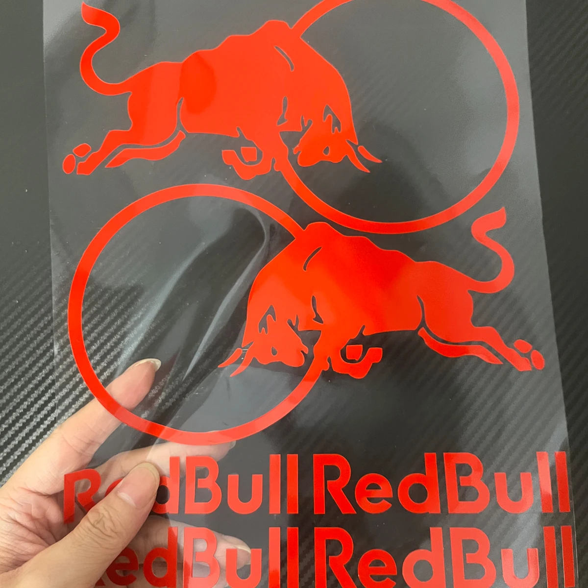 

Halloween Red Bull Motorcycle Sticker Tank Logo Decal