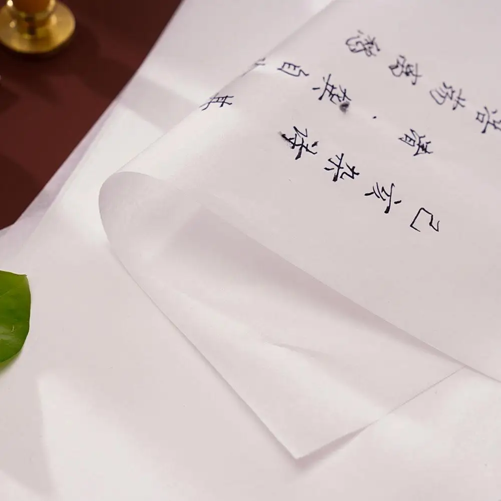 半透明のトレーシング紙、書き込み、コピー、スクラップブック、描画、書道、文房具、描画、100枚、セット、27x19c、j8b6