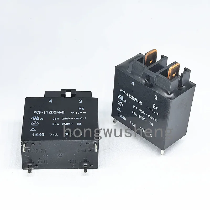 100% New 1pcs  PCF-112D2M-B  DC12V  relay  25A 4pins